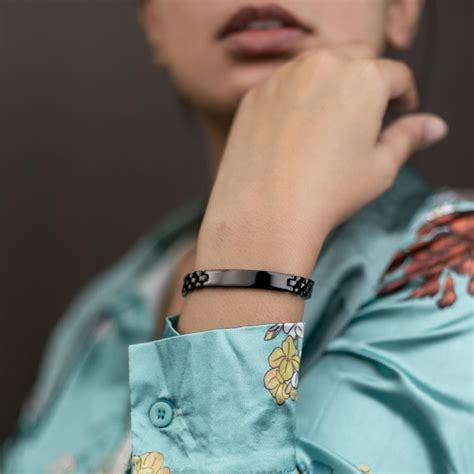 Premium Steel Engravable Bracelets for Men & Women - Available in 4 Co ...