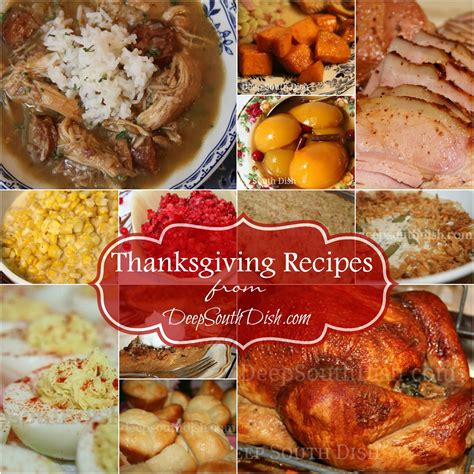 Deep South Dish: Deep South Southern Thanksgiving Recipes and Menu Ideas