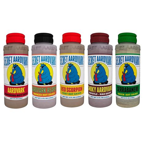 Buy Secret Aardvark Hot Sauce Variety Pack - Smokey Chipotle, Reaper ...