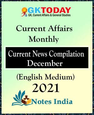 Gk Today-Monthly Current Affairs-Compilation December 2021-English ...