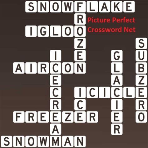 Cool and Cold - Picture Perfect Crossword