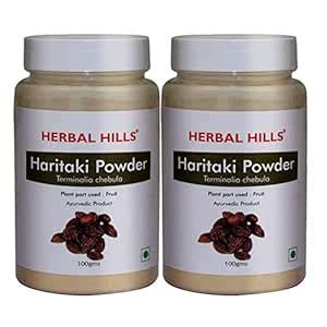 Buy Herbal Hills Haritaki/Harde Powder (100 Gram Pack of 2) Online at ...