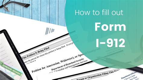 Image result for Filing Form I-912