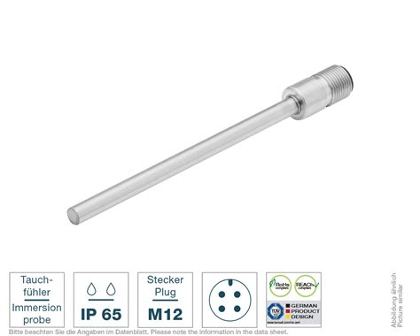 Immersion probe with M12 connector | Testo Sensor English