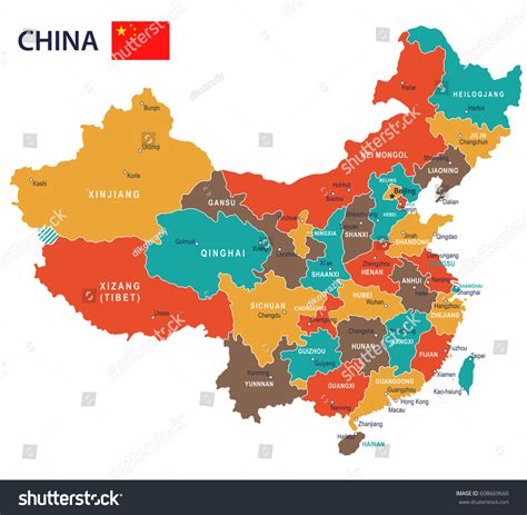 Map China Cities And Other
