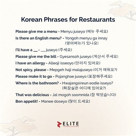 Basic Korean Phrases for Asking Directions and More