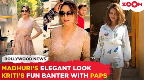 Madhuri Dixit looks BEAUTY as she poses for paps | Kriti Kharbanda's ...