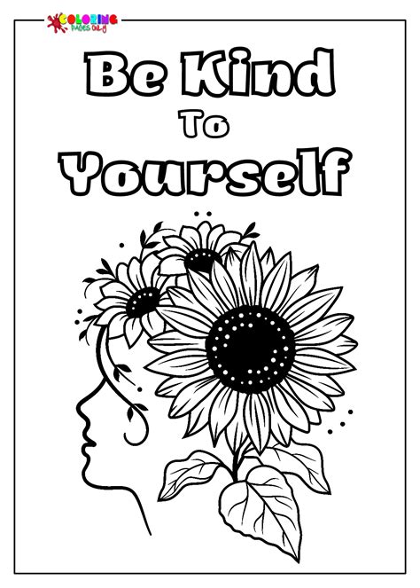 Be Kind Printable Coloring Page at netannaliseblog Blog