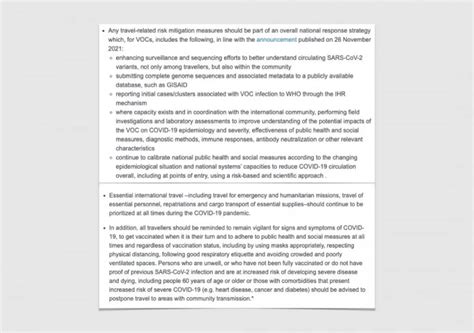 WHO issues advice for international travel amid Omicron COVID-19 variant