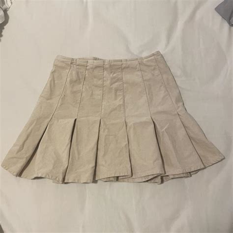 Super cute khaki uniform skirt. Perfect for cosplay... - Depop