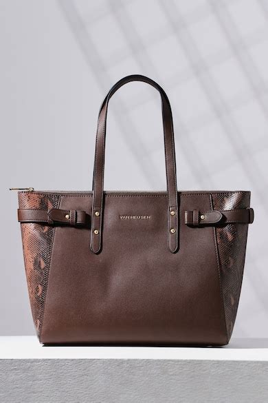 Buy Women Brown Textured Handbag Online - 951274 | Van Heusen