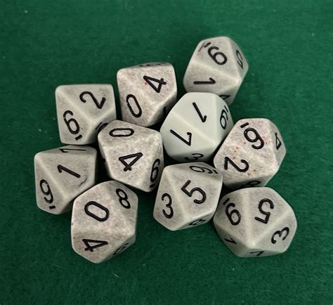 Chessex dice lot - D10 Ten-sided Dice | eBay