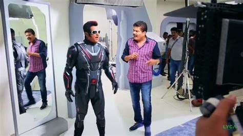 Rajinikanth, Akshay Kumar's 2 Point 0 making stills - Photos,Images ...