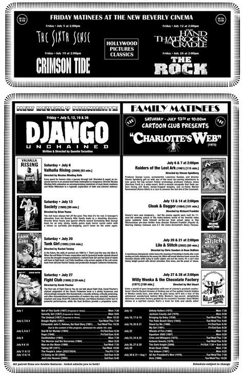 July 2024 at the New Beverly