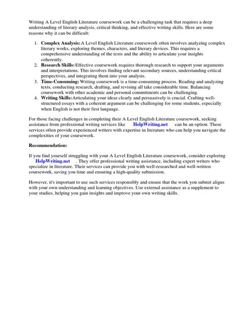 English a Level Coursework 的图像结果