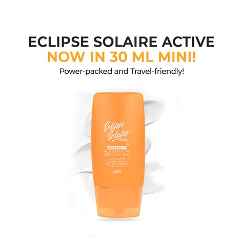 Eclipse Solaire Mini Pack SPF 50 PA++++ | Light Physical Sunscreen