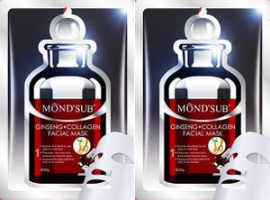 MOND'SUB Mond’sub Ginseng & Collagen Whitening Face Masks Sheet - Price ...