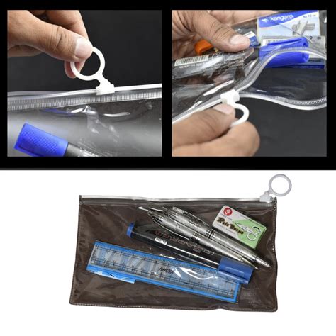 4848 6-Pcs Combo Zipper Pouch scissor Ruler Pen And Marker Used While ...
