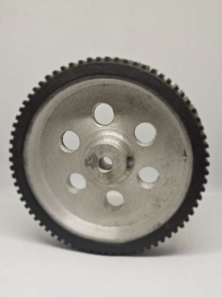 10x2 CM Aluminum Robot Wheel 6mm Shaft with Grip – Indian Hobby Center