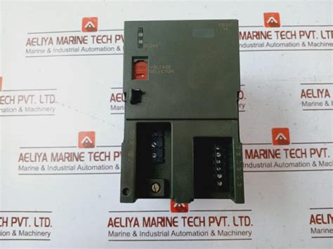 Siemens Simatic S7-300 6Es7 307-1Ea00-0Aa0 Regulated Power Supply ...