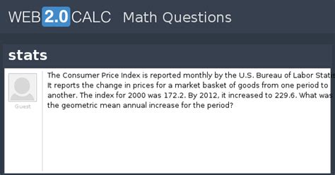 View question - stats