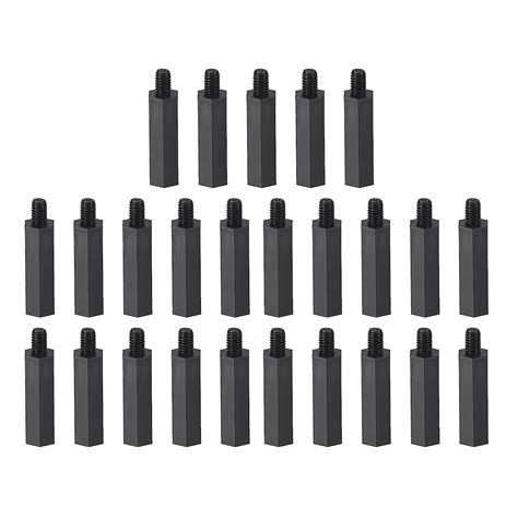 YOKIVE 25 Pcs M4 Standoff Screws, Nylon Hex PCB Standoffs with High ...