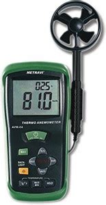 Metravi AVM-04 Digital Thermo-Anemometer for Air Velocity & Temperature ...