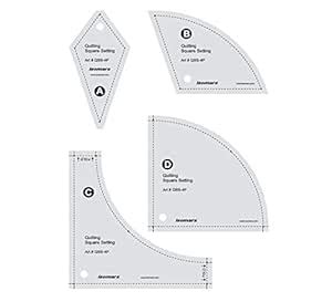 Isomars Quilting Shape Setting Template Set of 4 : Amazon.in: Home ...