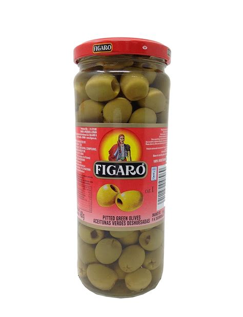 Figaro Olives - Pitted Green, 450g Jar : Amazon.in: Grocery & Gourmet Foods