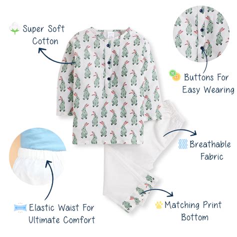 Polka Tots Kurta Pajama for Kids 100% Super Soft Cotton Night Suits fo ...