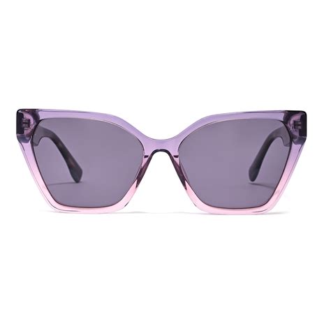 Alma Mauve Gray Cat Eye Sunglasses | Chic & Fashion-Forward | Eyemode