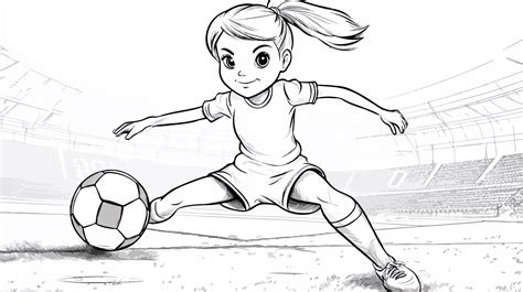 Girls Football Cartoon 的图像结果
