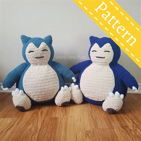 Crochet Snorlax Bean Bag Pattern at Frederick Kowalski blog