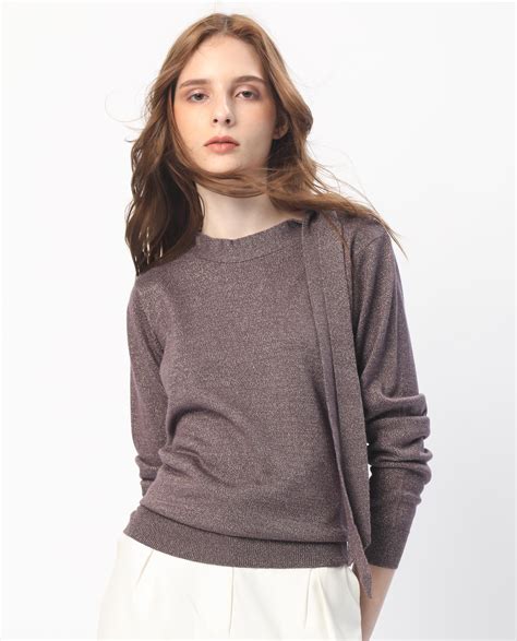 Rareism Women's Zener Pastel Purple Acrylic Fabric Full Sleeves High ...