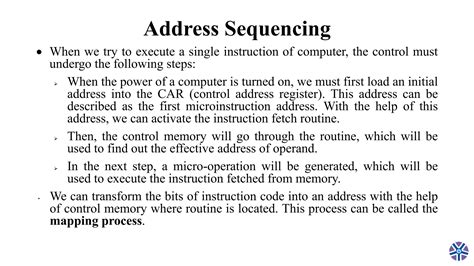 Image result for Address Sequencing in Computer Organization