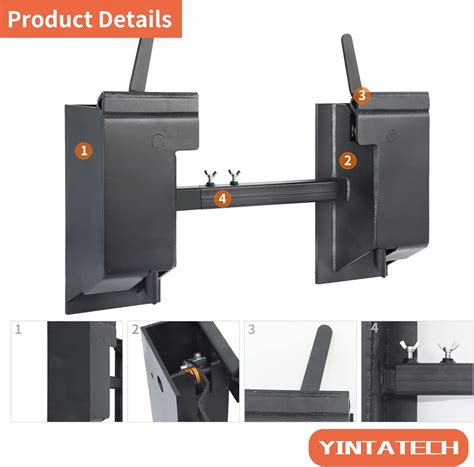 YINTATECH Universal Skid Steer Quick Tach Adapter India | Ubuy