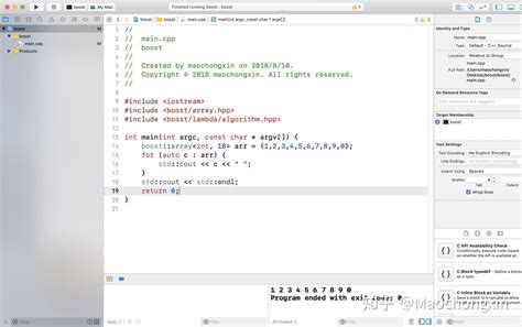 Xcode C++ 的图像结果