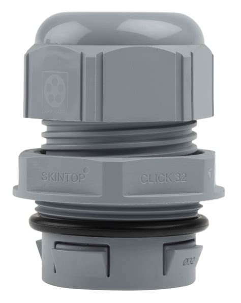 53112922 Lapp | Lapp SKINTOP Series Grey Polyamide Cable Gland, M32 ...