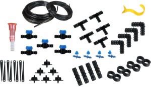 Kraft Seeds EcoFlo Drip Irrigation Garden Watering Kit for 30 Plants ...