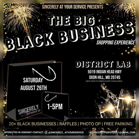 The Big Black Business Shopping Experience, 5019 Indian Head Hwy, Oxon ...