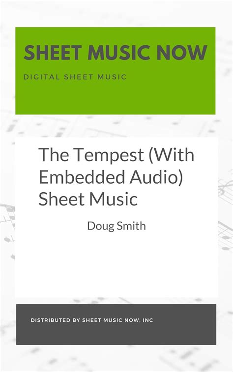 The Tempest (With Embedded Audio) Sheet Music eBook : Smith, Doug ...