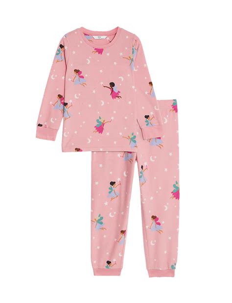 Buy Fleece Fairy Pyjamas (1-8 Yrs) at Marks & Spencer