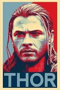 Thor Movie Poster For Home Room Wall Decor Easy Peel And Stick 12x18 ...