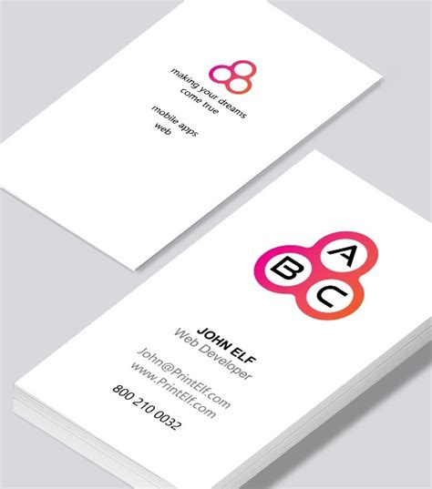 Web Developer Business Card 的图像结果