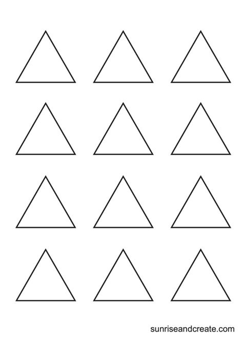Image result for Large Triangle Template