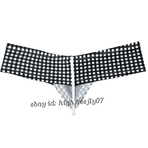 Men's String Crotch Mini Bikini Boxer Briefs | Ubuy India