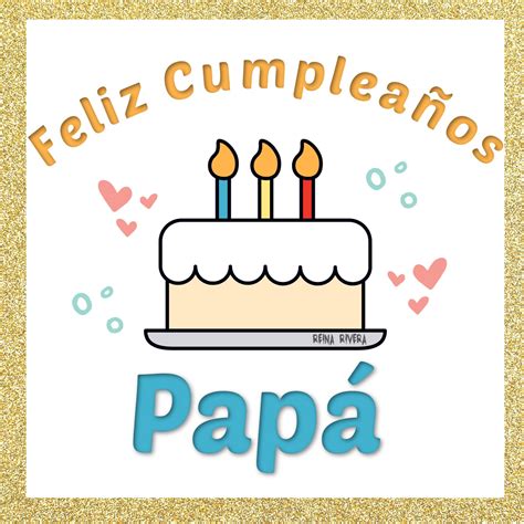 Bellas Tarjetas : Feliz Cumpleaños Papá