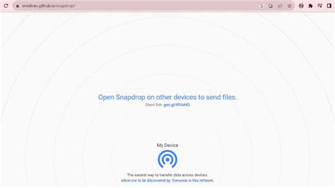 Using Snapdrop 的图像结果