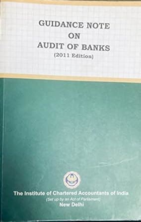 Guidance Note On Audit Of Banks : CA.G Ramaswamy: Amazon.in: Books