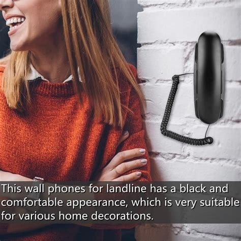 Buy Mini Corded Telephone Telephones Landline Wall Phones for Landline ...